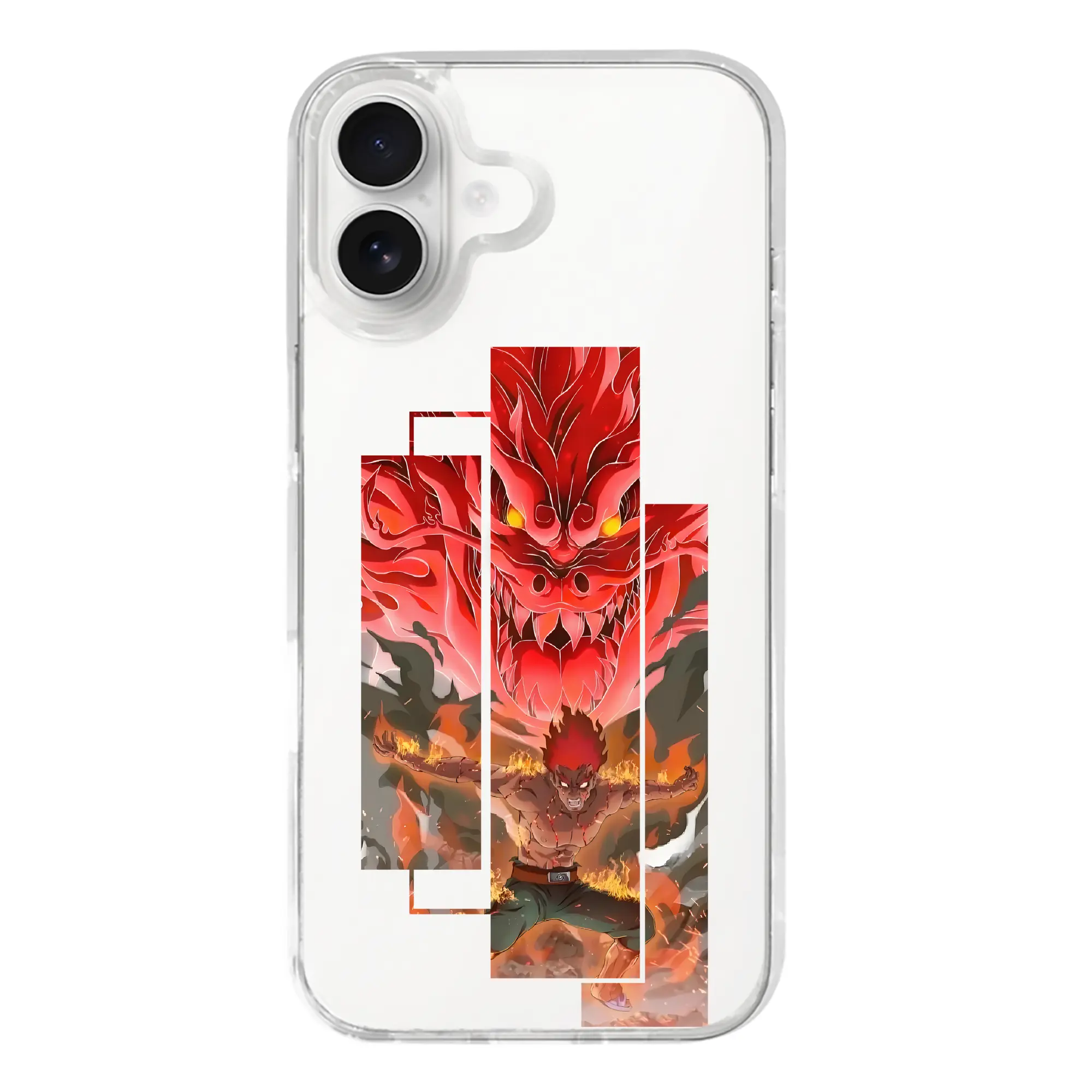 ナルト グッズ マイト・ガイ - iPhone 17シリーズ 透明スマホケース – 薄型・耐衝撃・精密フィット保護カバー